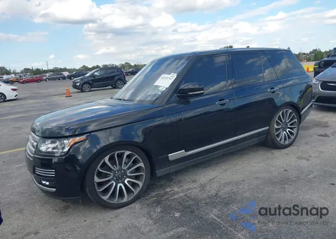 2016 Land Rover Range Rover 5.0L V8 Supercharged Autobiography из США, поврежденный, VIN SALGV2EFXGA280130